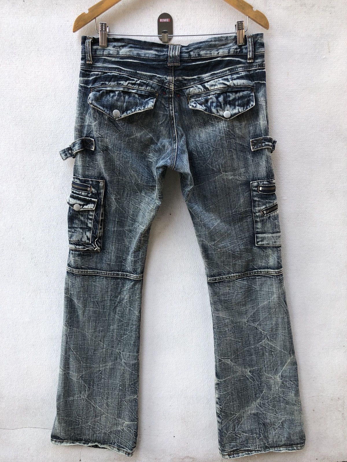 Japanese Brand Semantic Design Distressed design multipocket Denim Size 33" - 6 Thumbnail