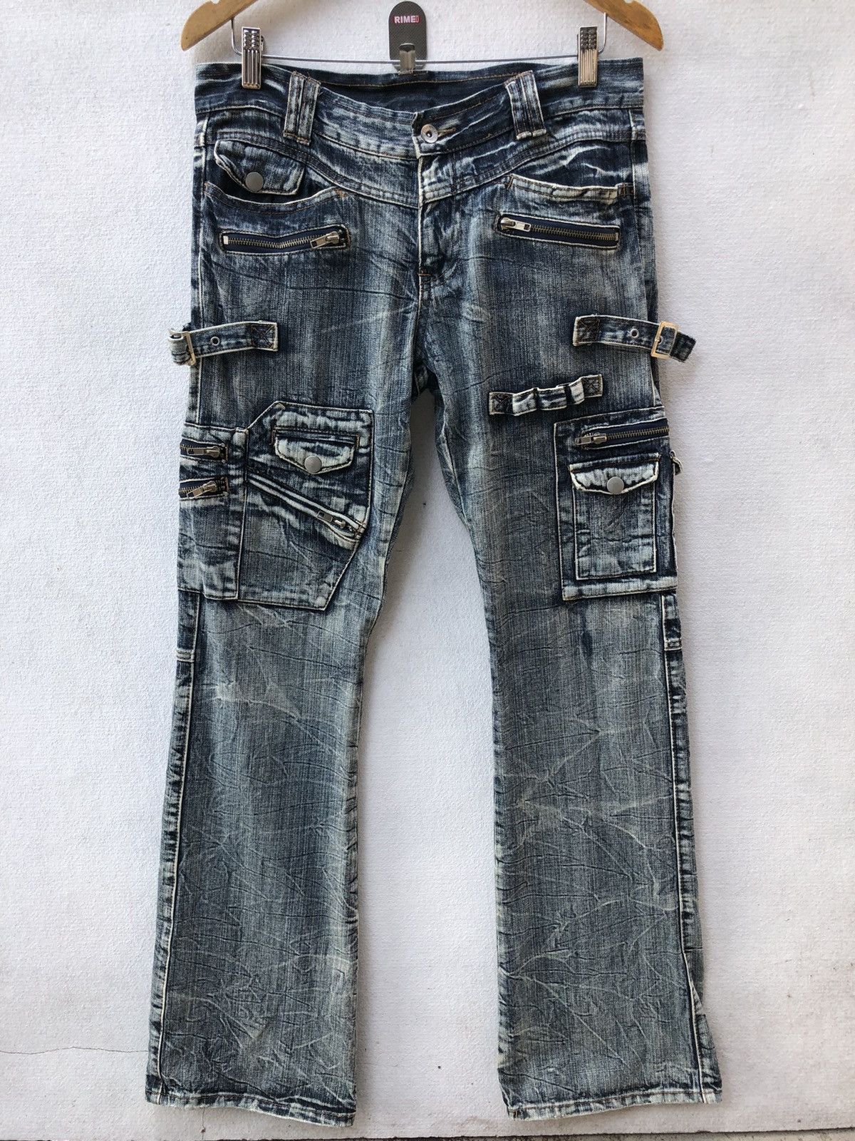 Japanese Brand Semantic Design Distressed design multipocket Denim Size 33" - 1 Thumbnail