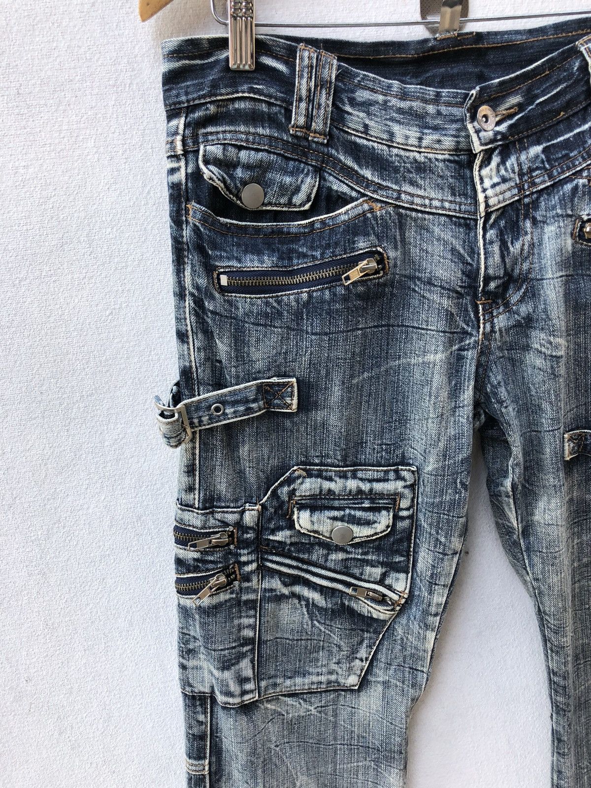 Japanese Brand Semantic Design Distressed design multipocket Denim Size 33" - 2 Thumbnail