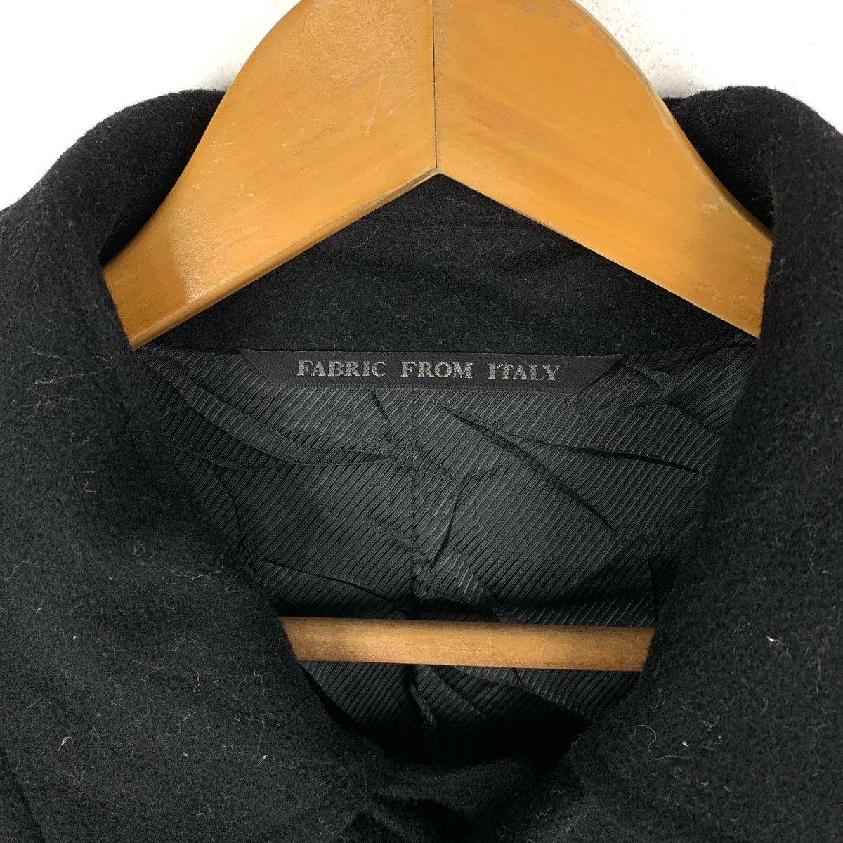 Designer × Other Cashmere & Wool Black Winter Pea Coat Jacket Size US M / EU 48-50 / 2 - 5 Thumbnail