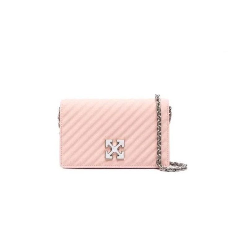 Off White Off-White Jitney 0.5 Quilted Crossbody Bag Pink, Men's