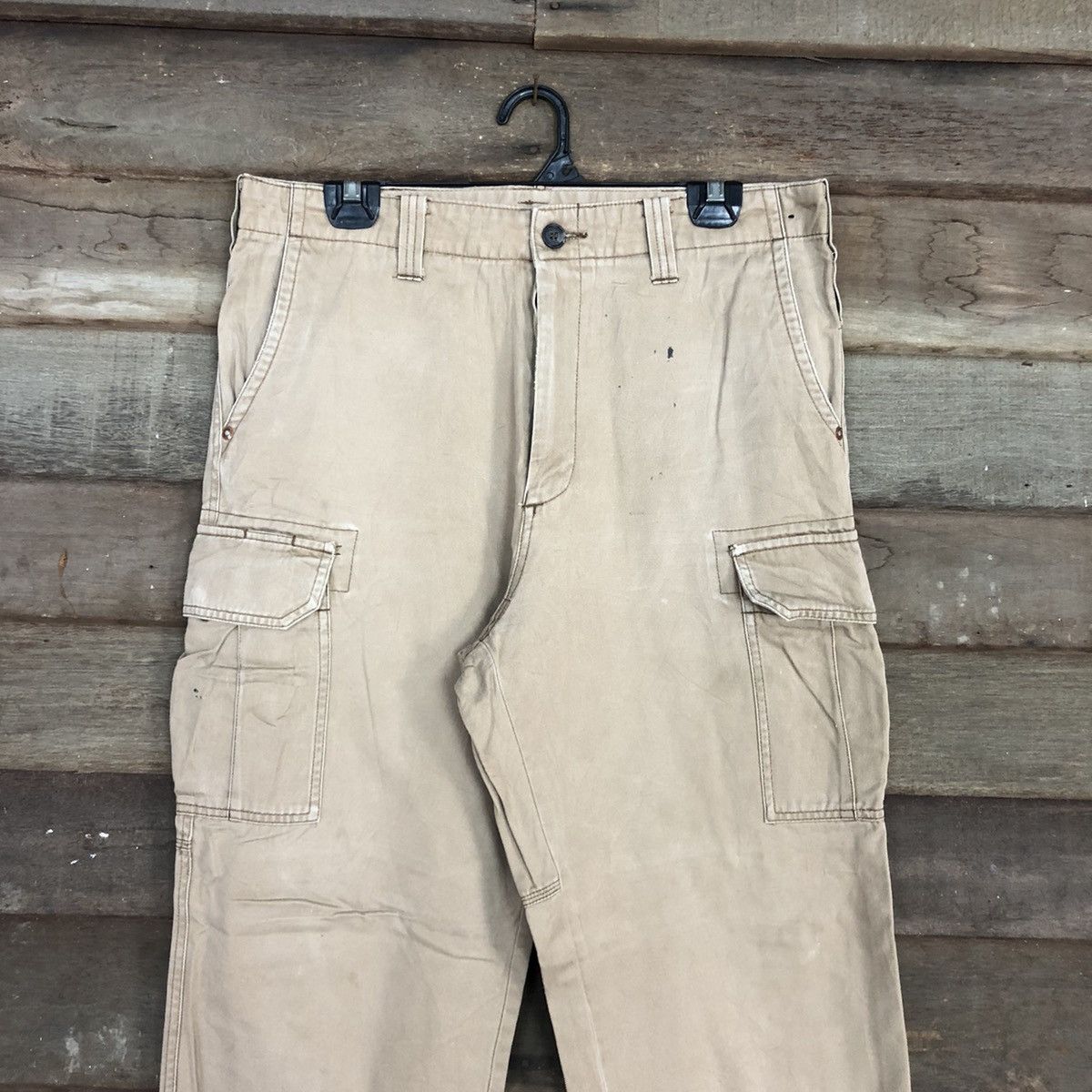 Japanese Brand Burtle Brown Multipocket Tactical Cargo Pants #c952 Size US 32 / EU 48 - 2 Thumbnail