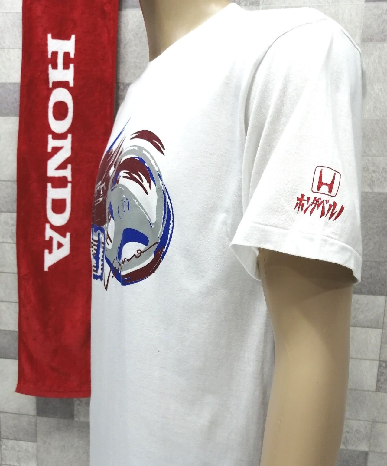 Honda × Japanese Brand × Vintage 💥Vintage 90's HONDA VERNO Japan White T-shirt Size US M / EU 48-50 / 2 - 2 Thumbnail