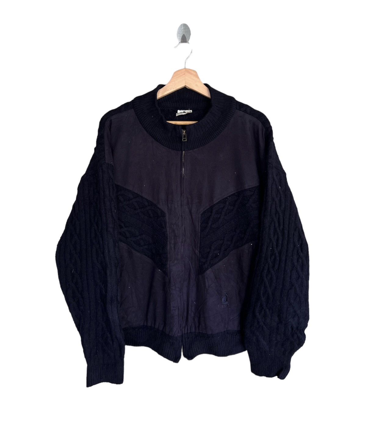 image of Aran Isles Knitwear x Lanvin Vintage Lanvin Studio Knit Jacket, Men's (Size Large)