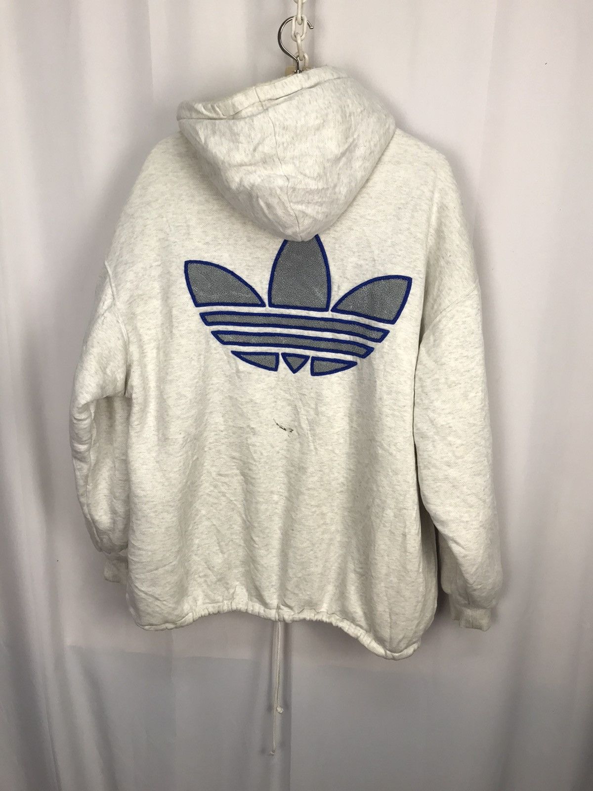 Adidas × Vintage Vintage adidas spellout and embroidered logo hoodie zipper Size US L / EU 52-54 / 3 - 14 Thumbnail