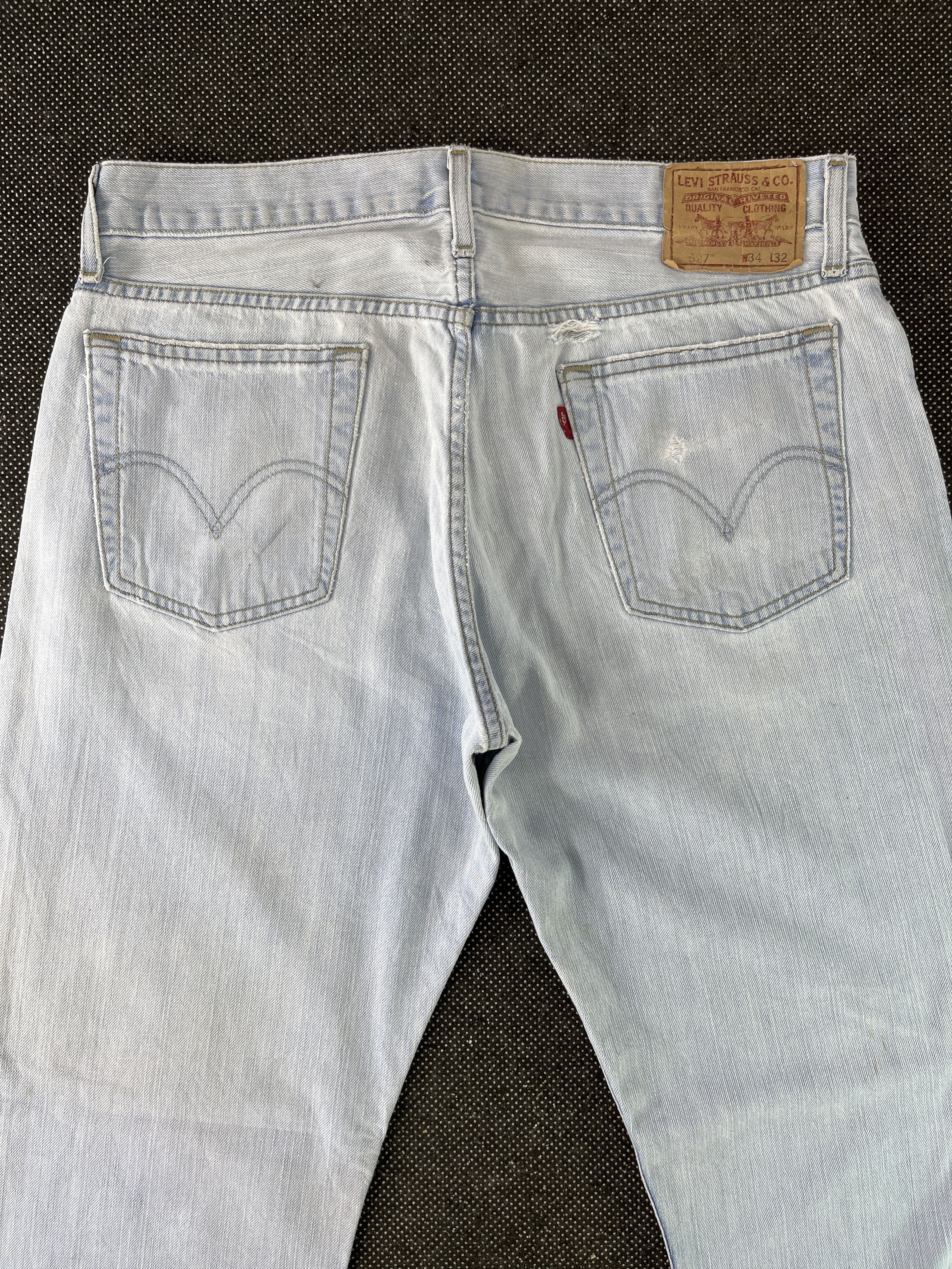 Levi's × Vintage Vintage Levis 527 Light Wash Jeans - J303 Size US 34 / EU 50 - 4 Thumbnail