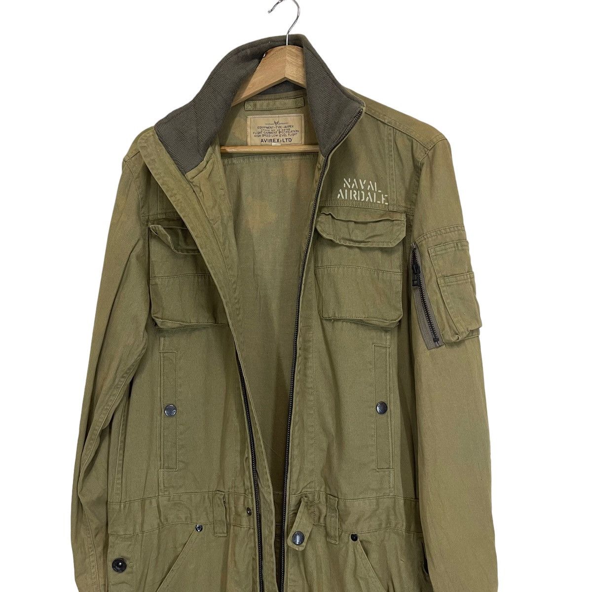 Avirex RARE💥🔥AVIREX NAVAL AIRCREW MAN COVERALL RAPPERS HIP HOP Size US 32 / EU 48 - 14 Thumbnail
