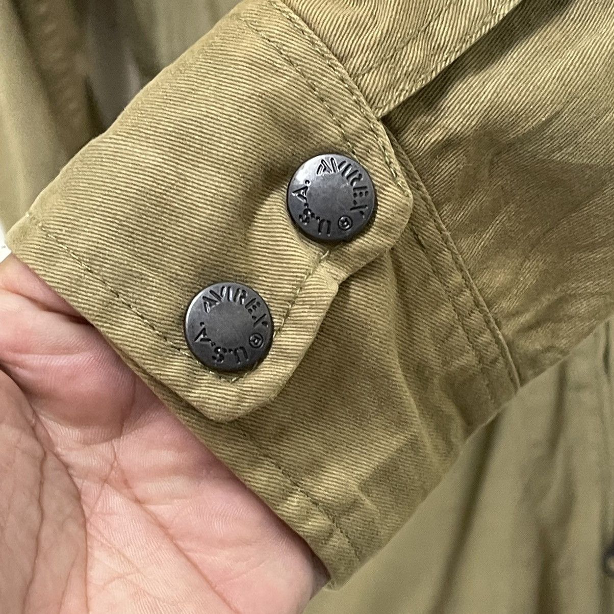 Avirex RARE💥🔥AVIREX NAVAL AIRCREW MAN COVERALL RAPPERS HIP HOP Size US 32 / EU 48 - 16 Thumbnail