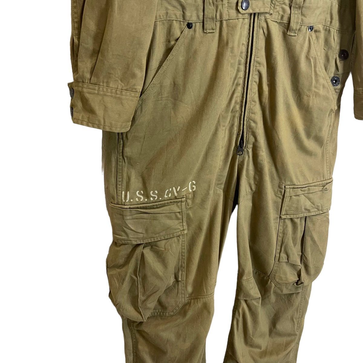 Avirex RARE💥🔥AVIREX NAVAL AIRCREW MAN COVERALL RAPPERS HIP HOP Size US 32 / EU 48 - 20 Thumbnail