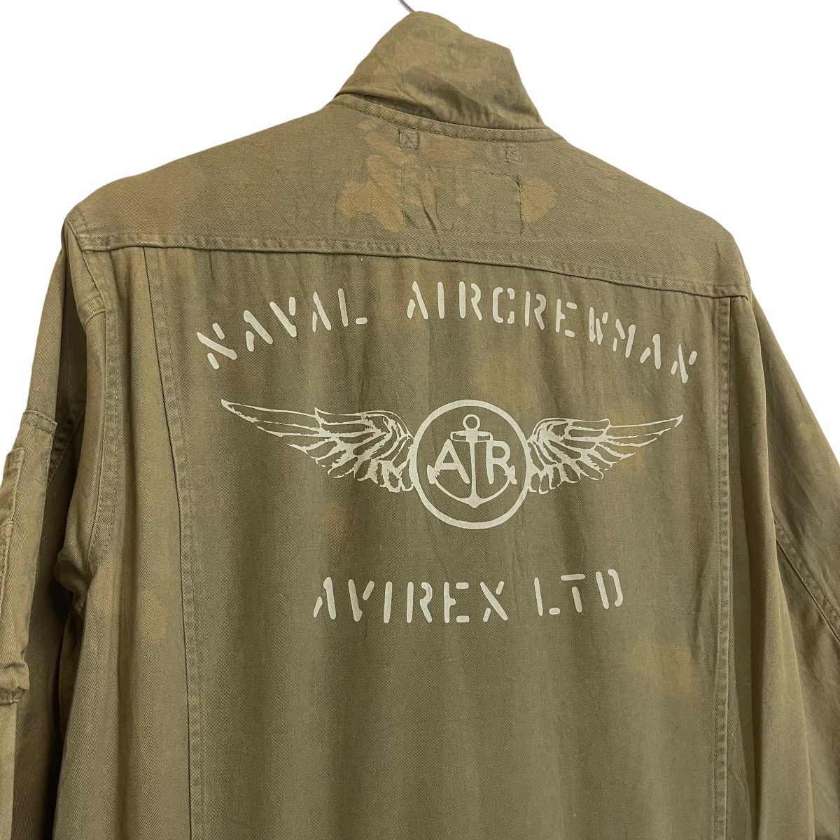 Avirex RARE💥🔥AVIREX NAVAL AIRCREW MAN COVERALL RAPPERS HIP HOP Size US 32 / EU 48 - 3 Thumbnail