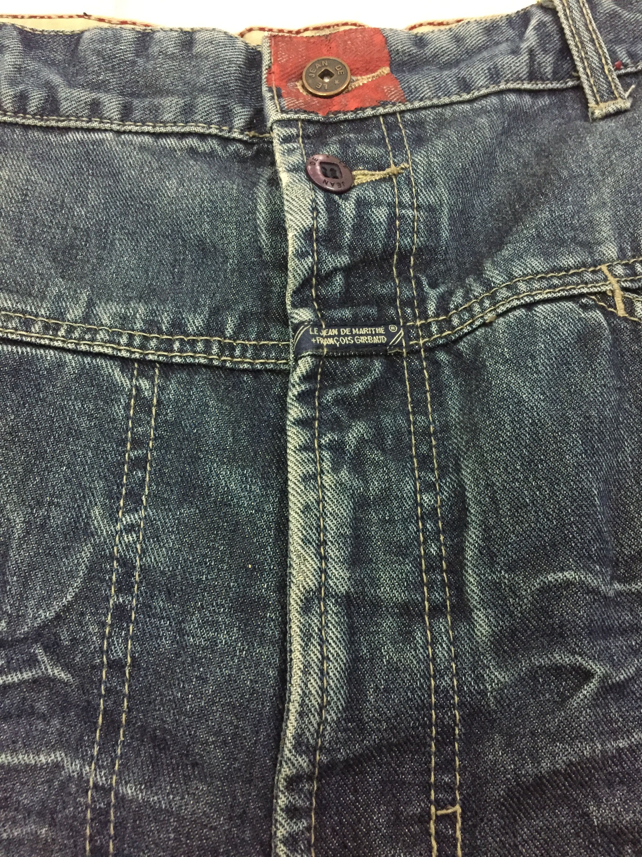 Marithe + Francois Girbaud Vintage Le Jean De Marithe Francois Girbaud Denim Pants Size US 38 / EU 54 - 7 Thumbnail