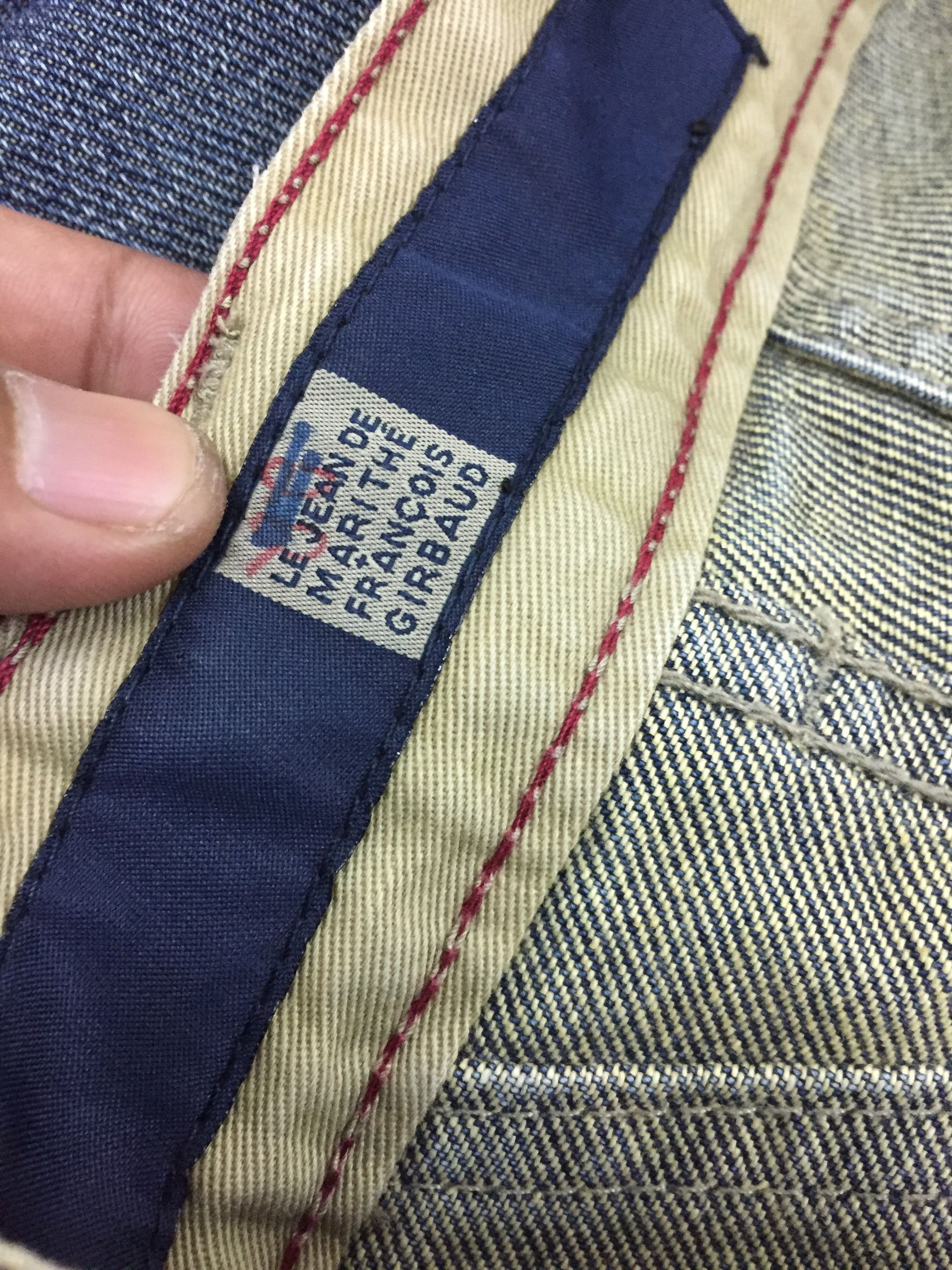 Marithe + Francois Girbaud Vintage Le Jean De Marithe Francois Girbaud Denim Pants Size US 38 / EU 54 - 12 Thumbnail