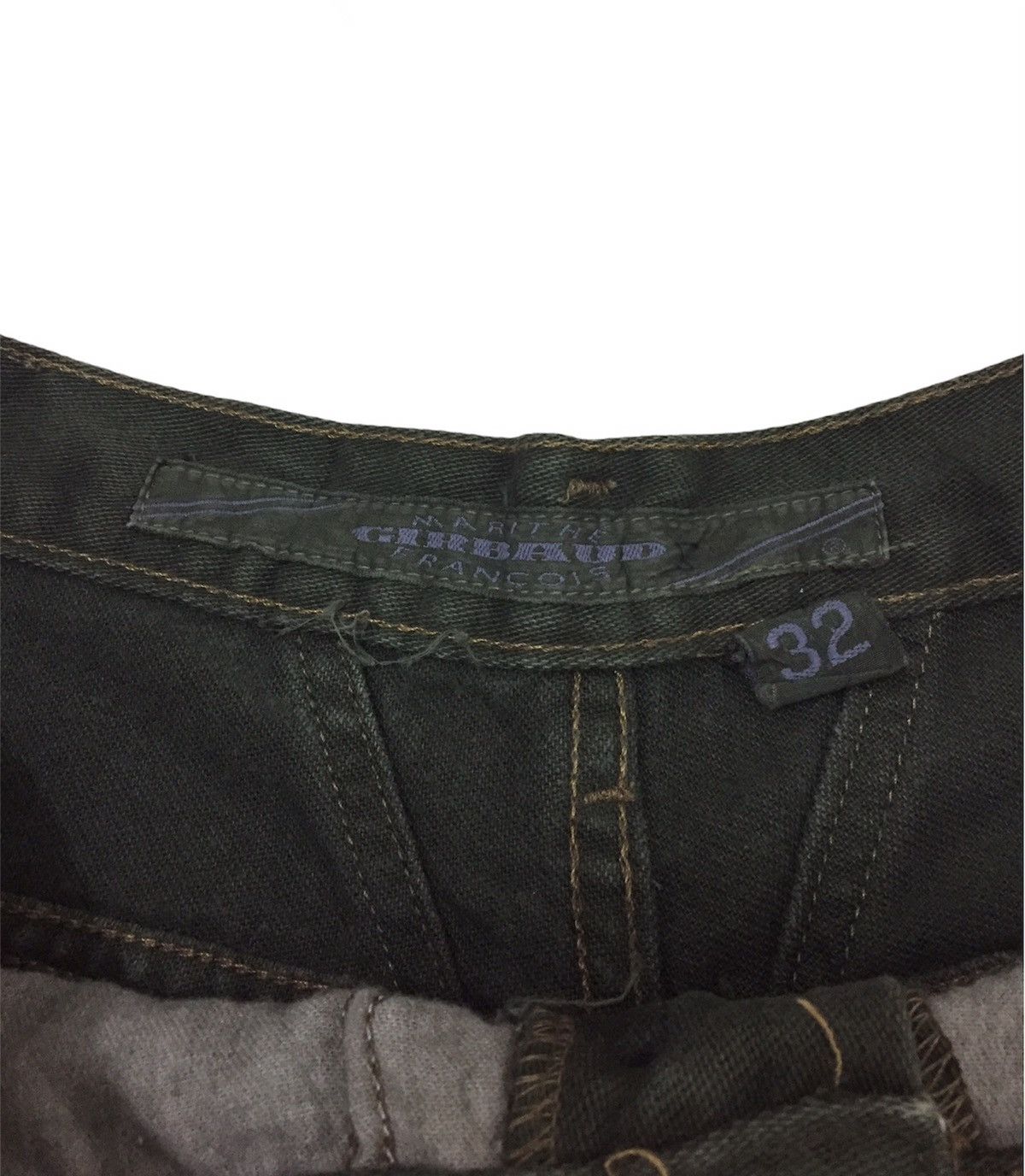 Marithe + Francois Girbaud Marithe Francois Girbaud Green Denim Size US 32 / EU 48 - 10 Thumbnail