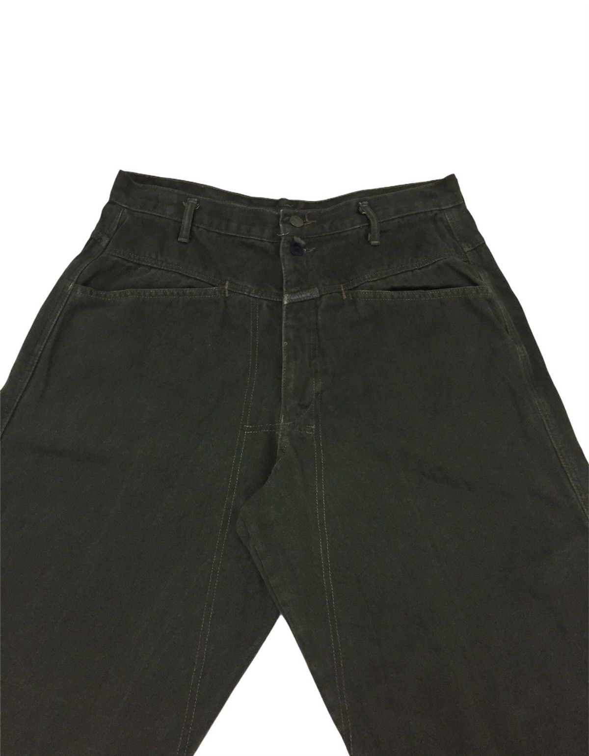 Marithe + Francois Girbaud Marithe Francois Girbaud Green Denim Size US 32 / EU 48 - 2 Thumbnail