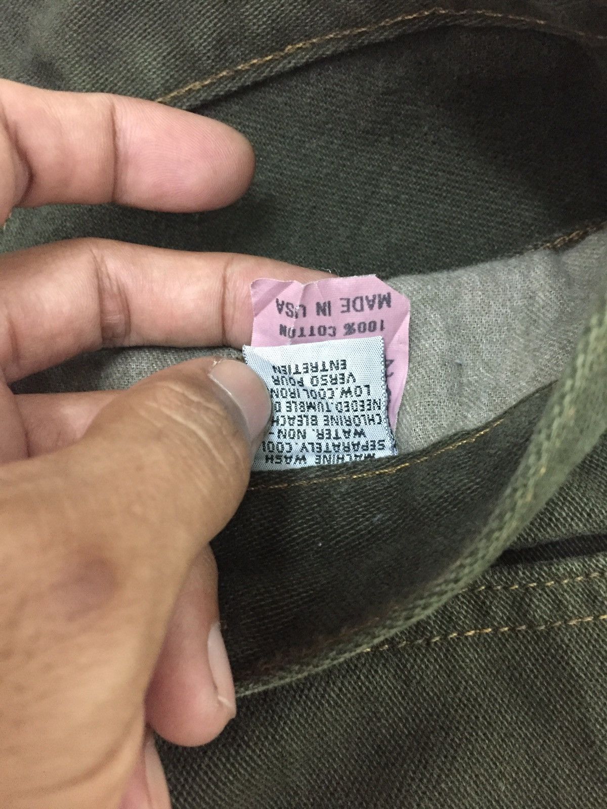 Marithe + Francois Girbaud Marithe Francois Girbaud Green Denim Size US 32 / EU 48 - 11 Thumbnail