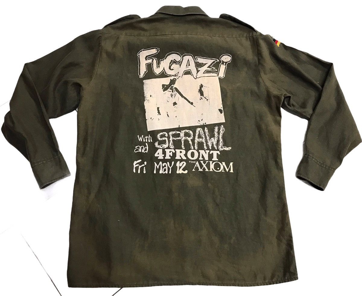 Fugazi Custom Made Military Shirt Fugazi hardcore Punk Size US L / EU 52-54 / 3 - 8 Thumbnail