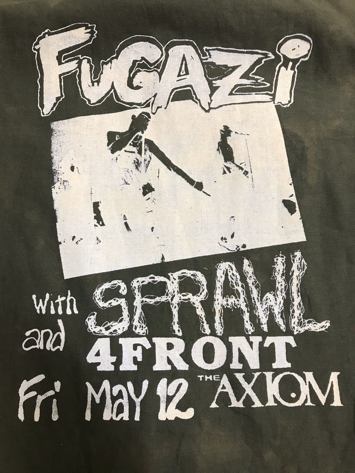 Fugazi Custom Made Military Shirt Fugazi hardcore Punk Size US L / EU 52-54 / 3 - 3 Thumbnail
