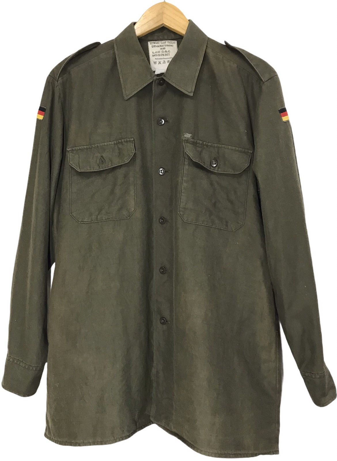 Fugazi Custom Made Military Shirt Fugazi hardcore Punk Size US L / EU 52-54 / 3 - 2 Thumbnail