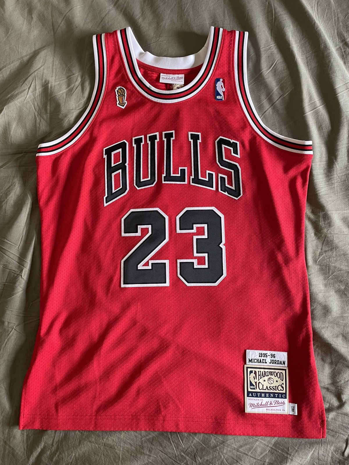 Chicago Bulls Authentic Mitchell & Ness Michael Jordan 1995-96