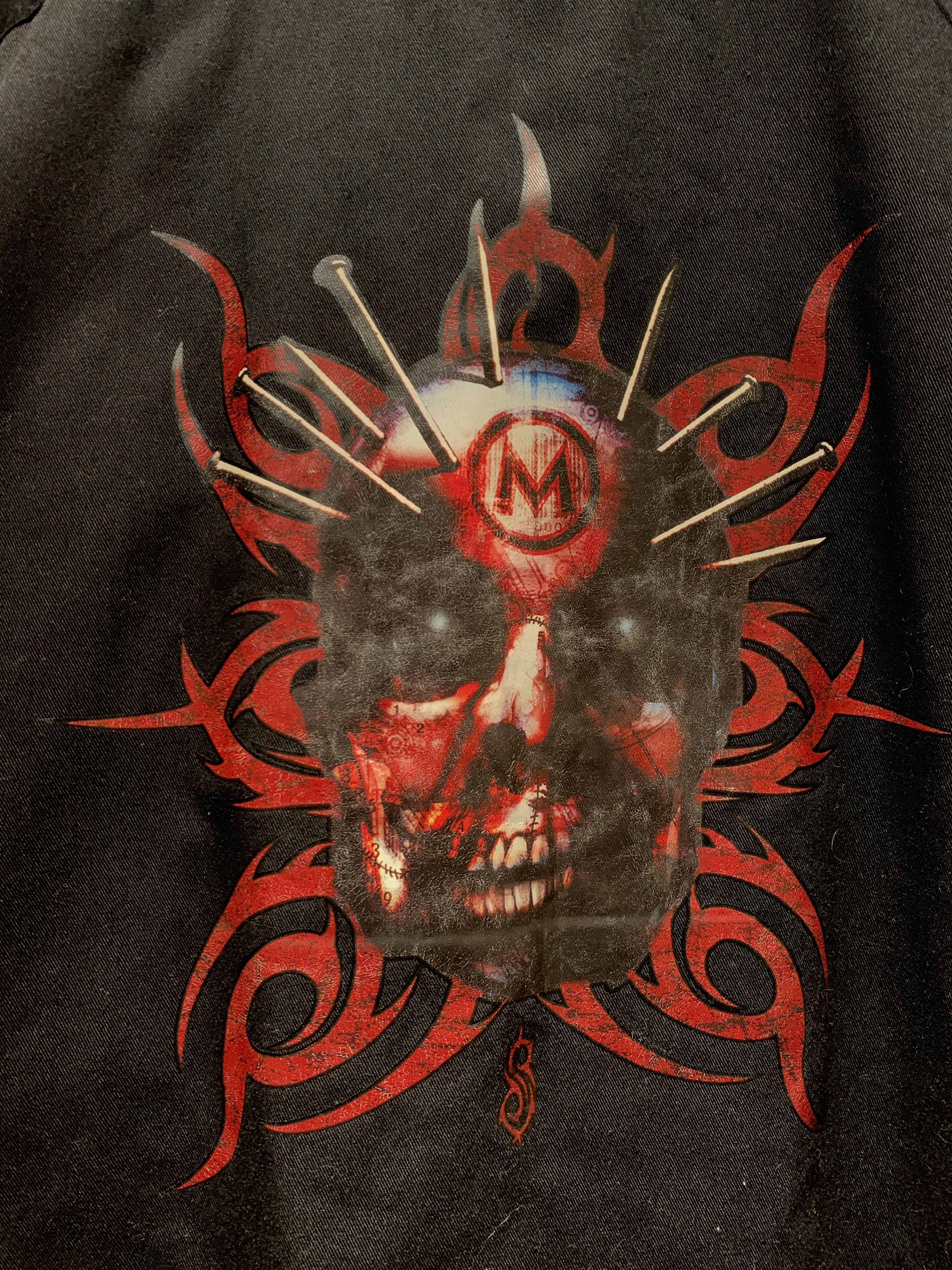 Band Tees × Slipknot × Vintage *RARE* Vintage 2002 SlipKnot Korean Made Bowling Shirt - XL Size US XL / EU 56 / 4 - 6 Thumbnail