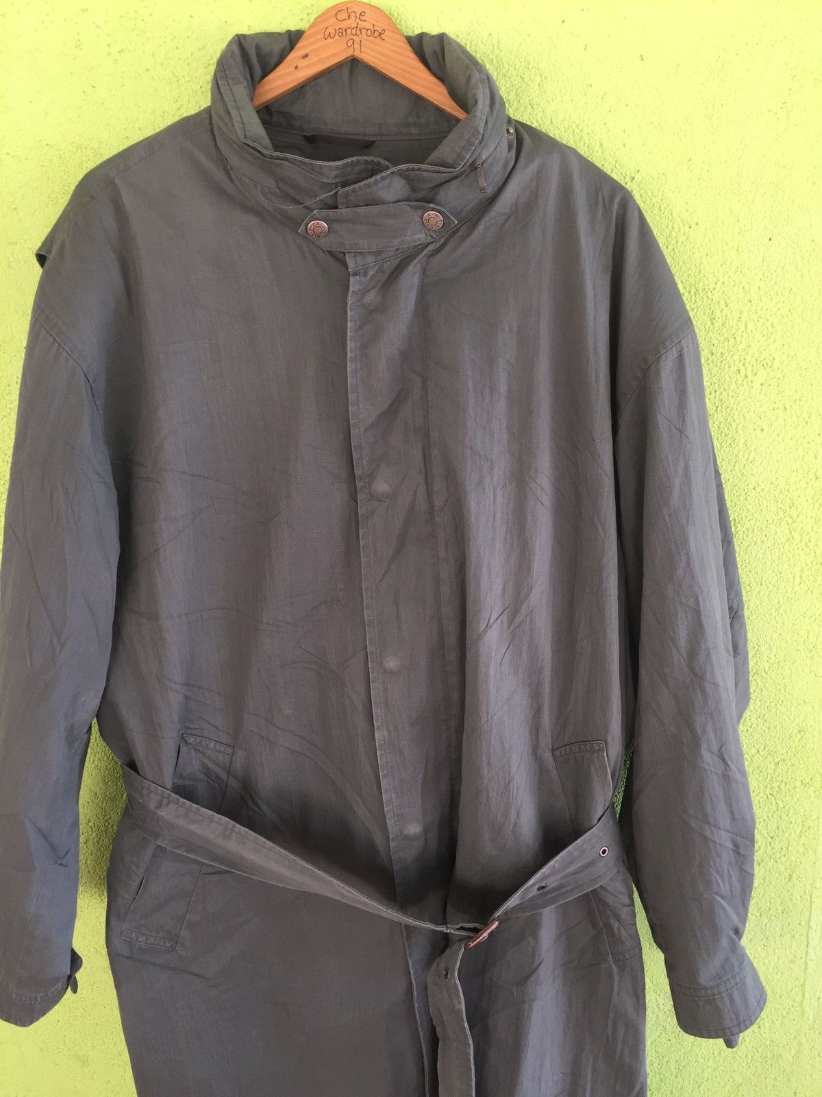 Calvin Klein × Vintage Vintage Calvin Klein Long Jacket Parka Trench Coat Size US L / EU 52-54 / 3 - 3 Thumbnail
