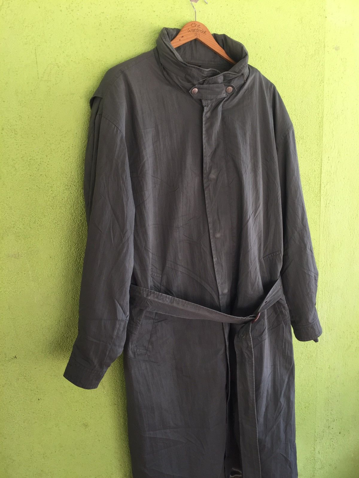 Calvin Klein × Vintage Vintage Calvin Klein Long Jacket Parka Trench Coat Size US L / EU 52-54 / 3 - 5 Thumbnail