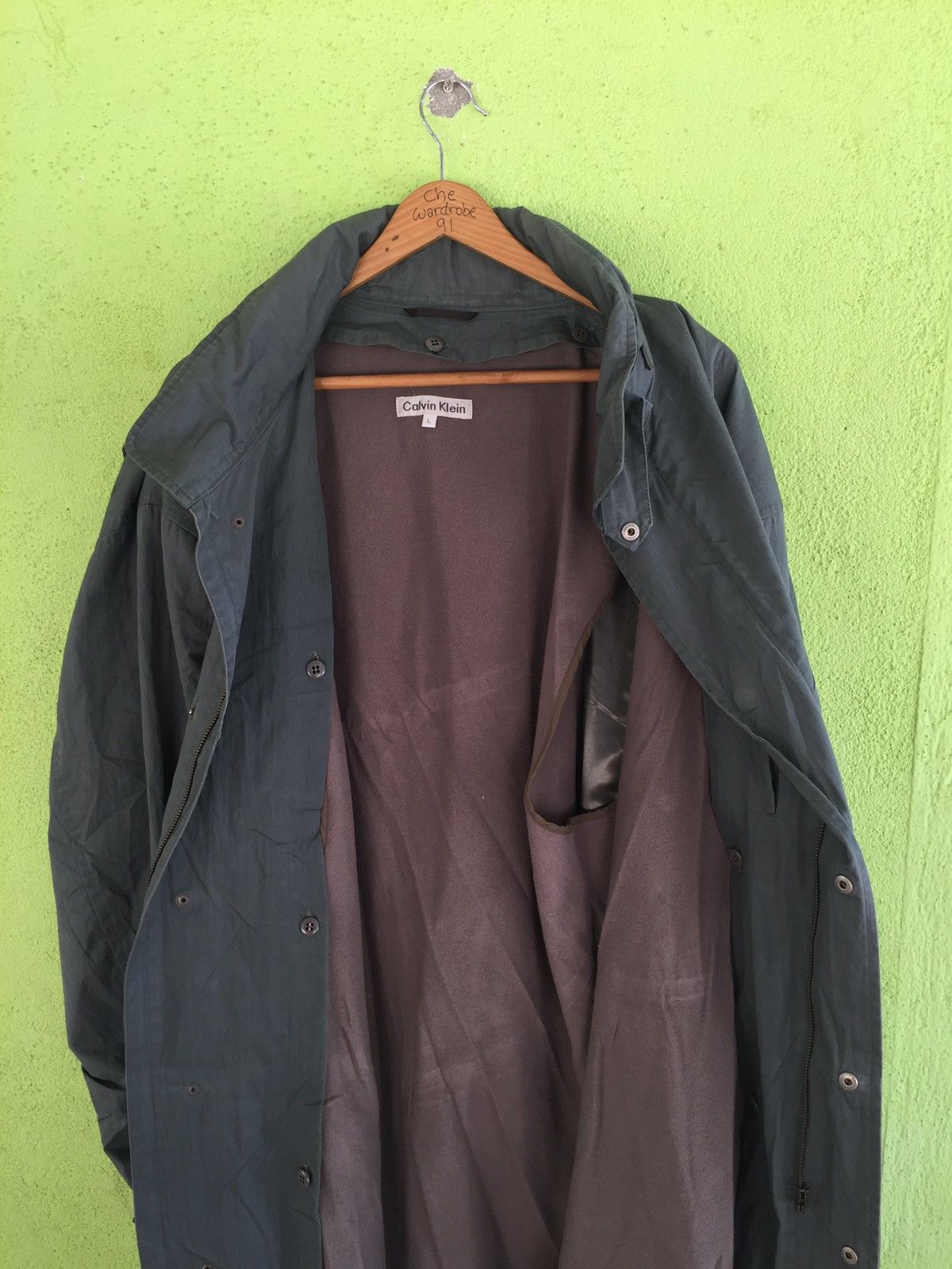Calvin Klein × Vintage Vintage Calvin Klein Long Jacket Parka Trench Coat Size US L / EU 52-54 / 3 - 12 Thumbnail