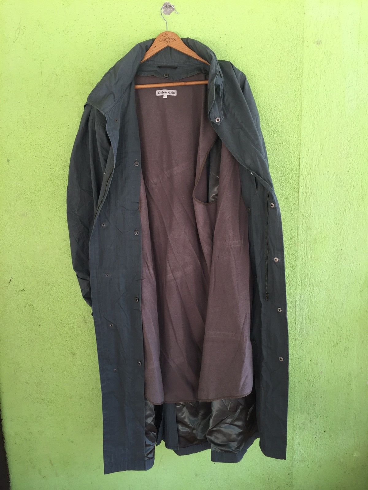 Calvin Klein × Vintage Vintage Calvin Klein Long Jacket Parka Trench Coat Size US L / EU 52-54 / 3 - 10 Thumbnail
