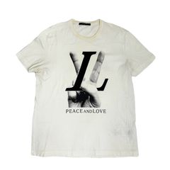 Louis Vuitton Peace and Love Tee, Men's Fashion, Tops & Sets