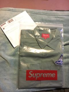 Supreme pin outlet up work shirt