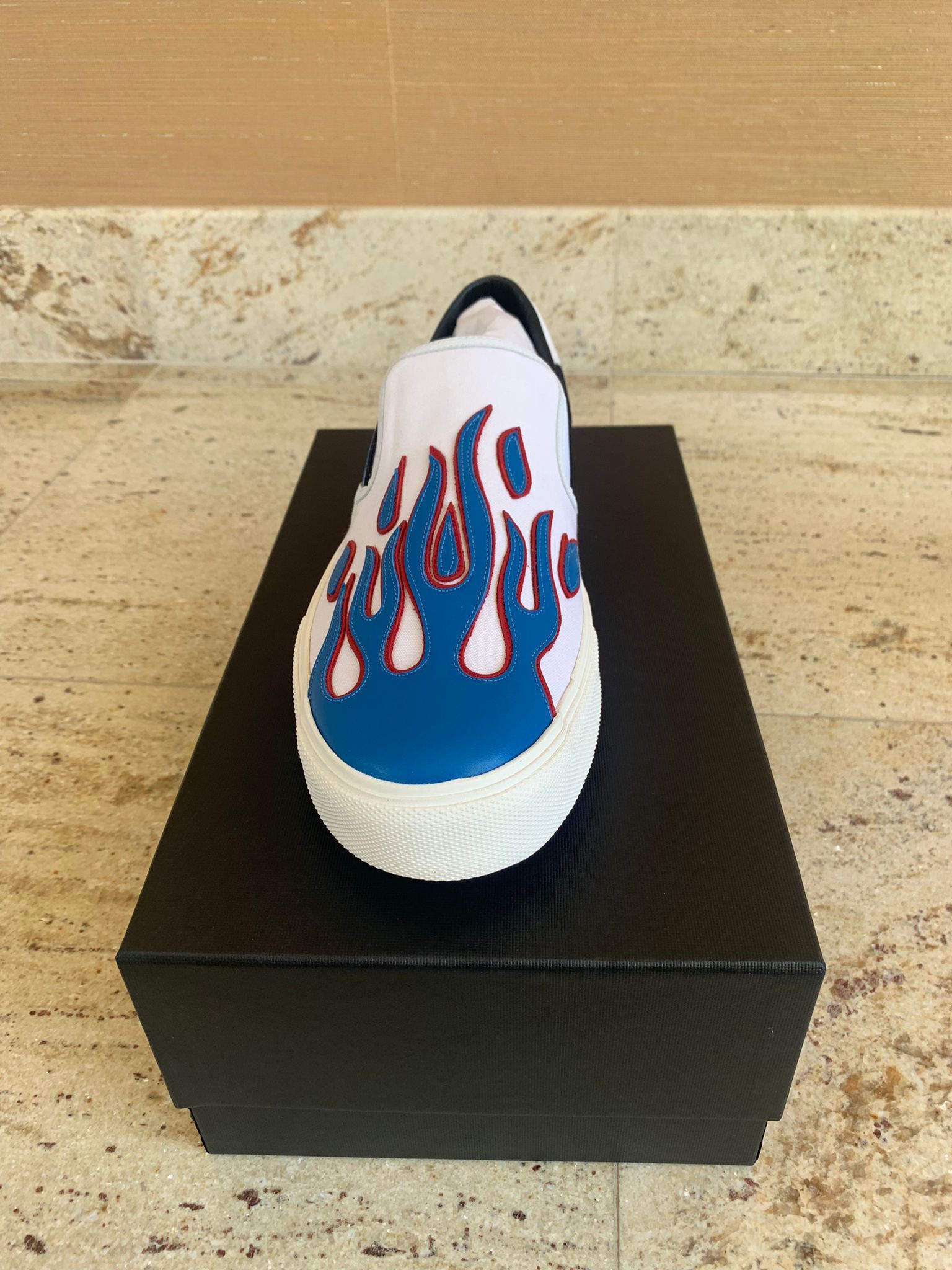Amiri Flame Slip On Sneakers Size US 13 / EU 46 - 4 Thumbnail
