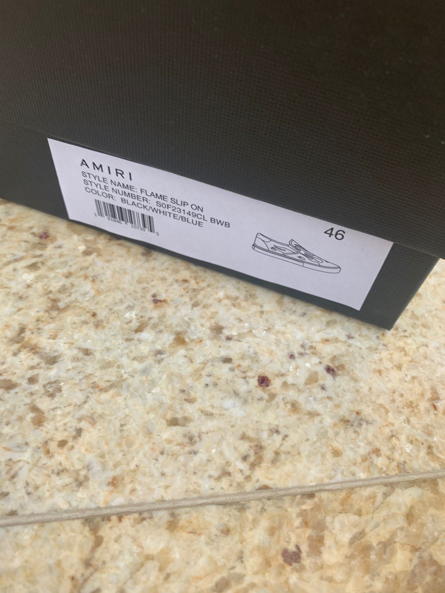 Amiri Flame Slip On Sneakers Size US 13 / EU 46 - 10 Thumbnail