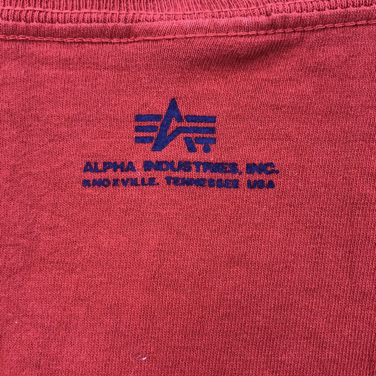 Alpha Industries Vintage ALPHA INDUSTRIES USA Us Army Air Force Red T shirt Size US XL / EU 56 / 4 - 7 Thumbnail