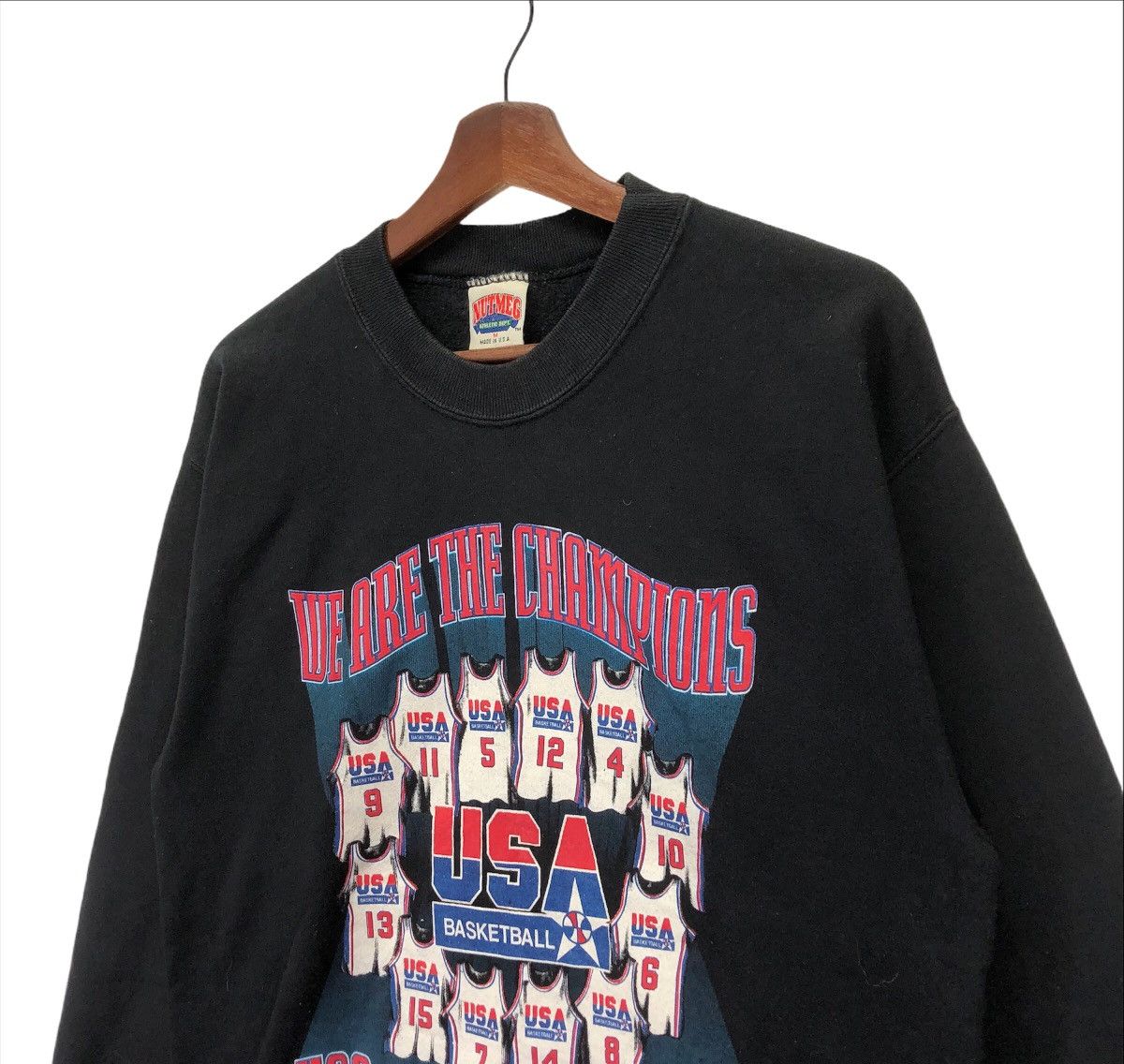 NBA × Vintage Vintage 90s USA Basketball Sweatshirt Medium Size Size US M / EU 48-50 / 2 - 4 Thumbnail