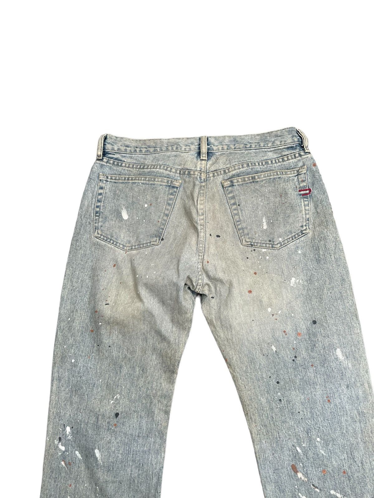 Diesel Vintage Diesel Painted Distresed Denim Size US 33 - 9 Thumbnail