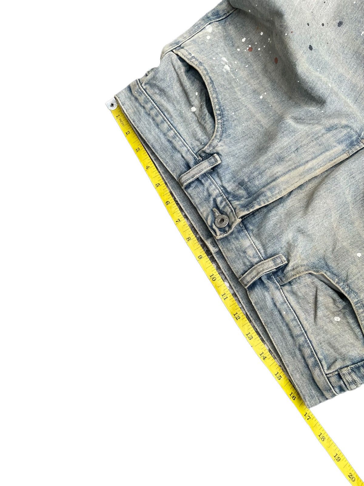 Diesel Vintage Diesel Painted Distresed Denim Size US 33 - 2 Thumbnail