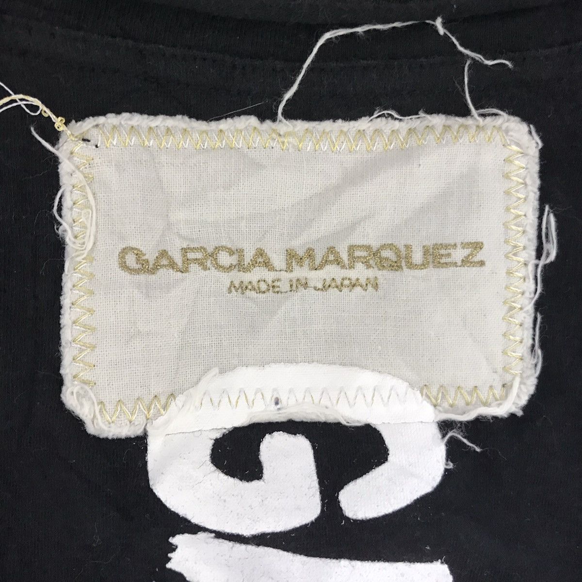 Japanese Brand × Vintage GARCIA MARQUEZ Japanese Brand Black Long Sleeve T shirt Size US XS / EU 42 / 0 - 7 Thumbnail