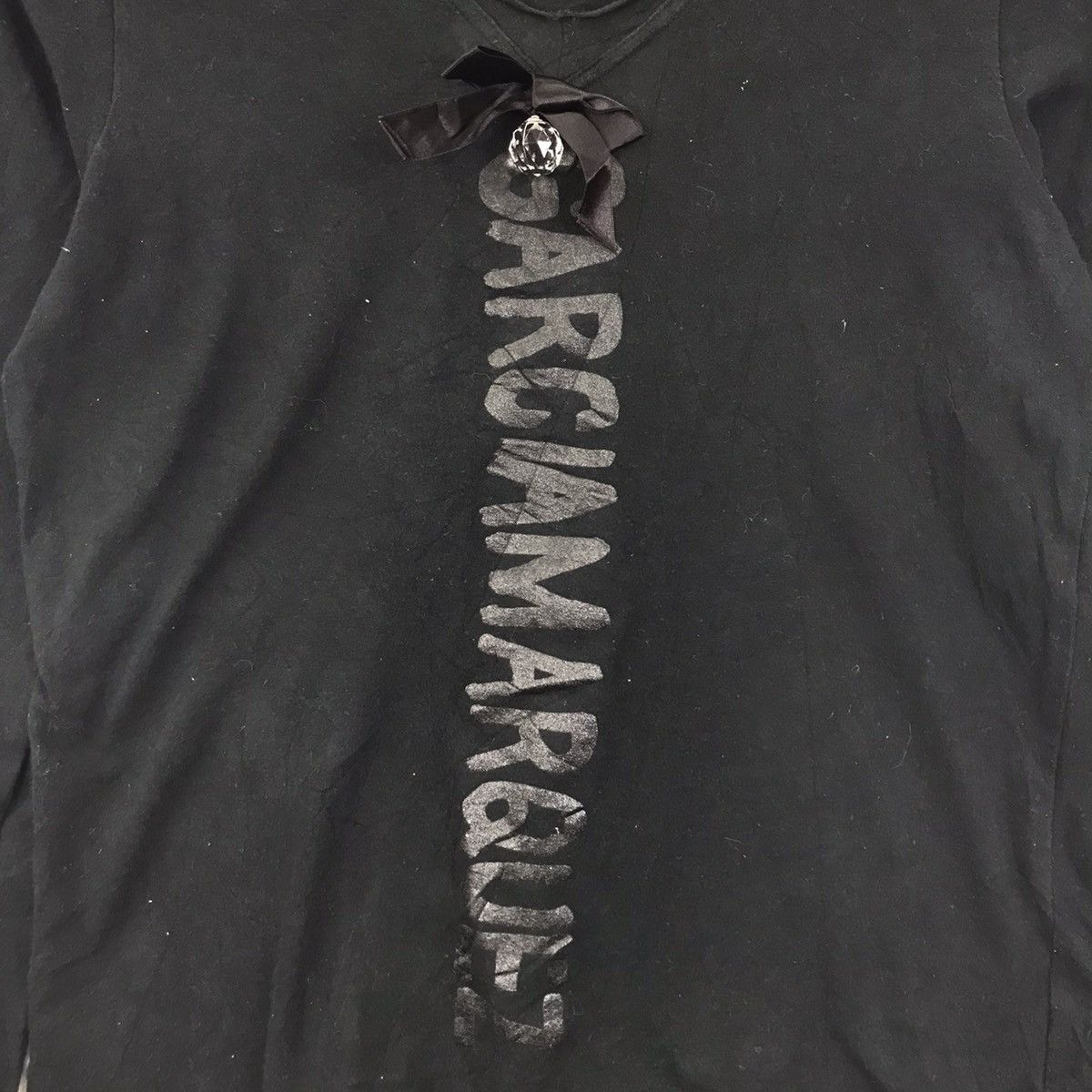 Japanese Brand × Vintage GARCIA MARQUEZ Japanese Brand Black Long Sleeve T shirt Size US XS / EU 42 / 0 - 5 Thumbnail