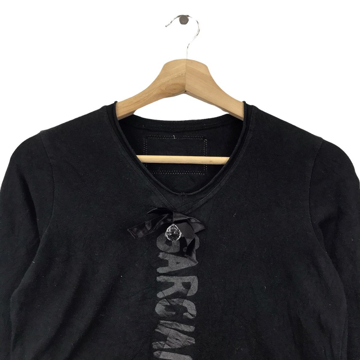Japanese Brand × Vintage GARCIA MARQUEZ Japanese Brand Black Long Sleeve T shirt Size US XS / EU 42 / 0 - 4 Thumbnail