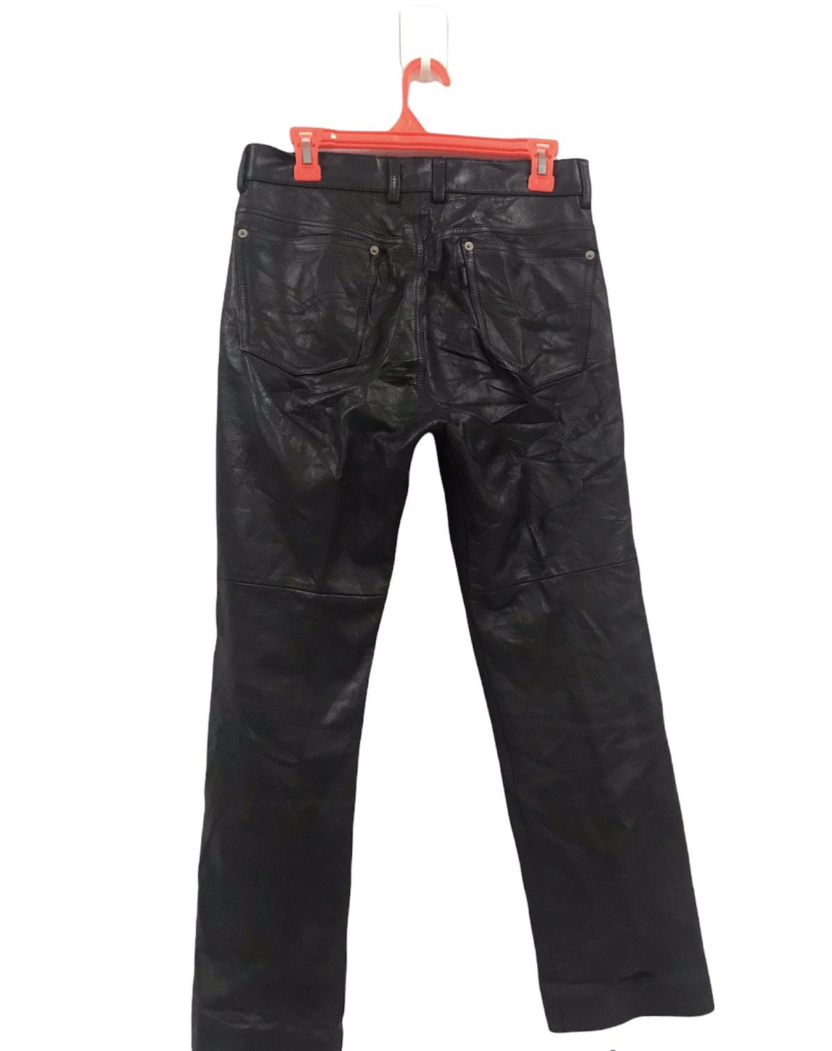 Burberry Vtg Burberry’s Leather Jean Black Pant Size US 30 / EU 46 - 2 Thumbnail