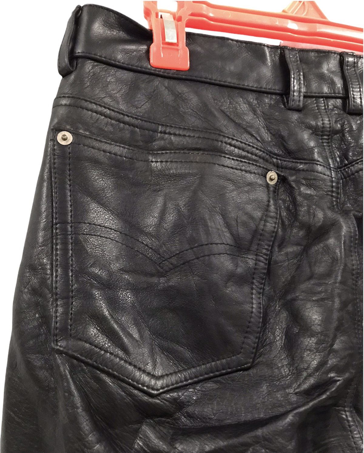 Burberry Vtg Burberry’s Leather Jean Black Pant Size US 30 / EU 46 - 4 Thumbnail