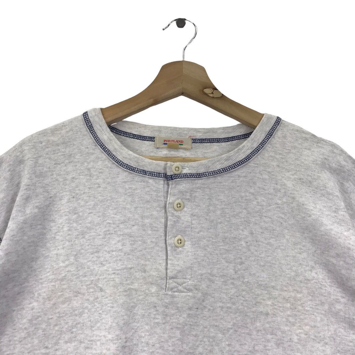 Vintage Vintage PORTLAND Back Hit Print Raglan Grey T shirt Size US M / EU 48-50 / 2 - 4 Thumbnail