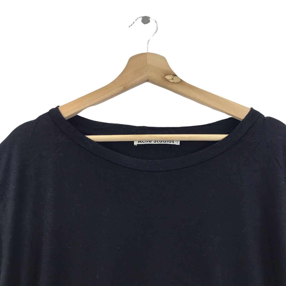 Acne Studios ACNE STUDIOS Sweden Designer Crop Top Black T shirt Size US S / EU 44-46 / 1 - 2 Thumbnail