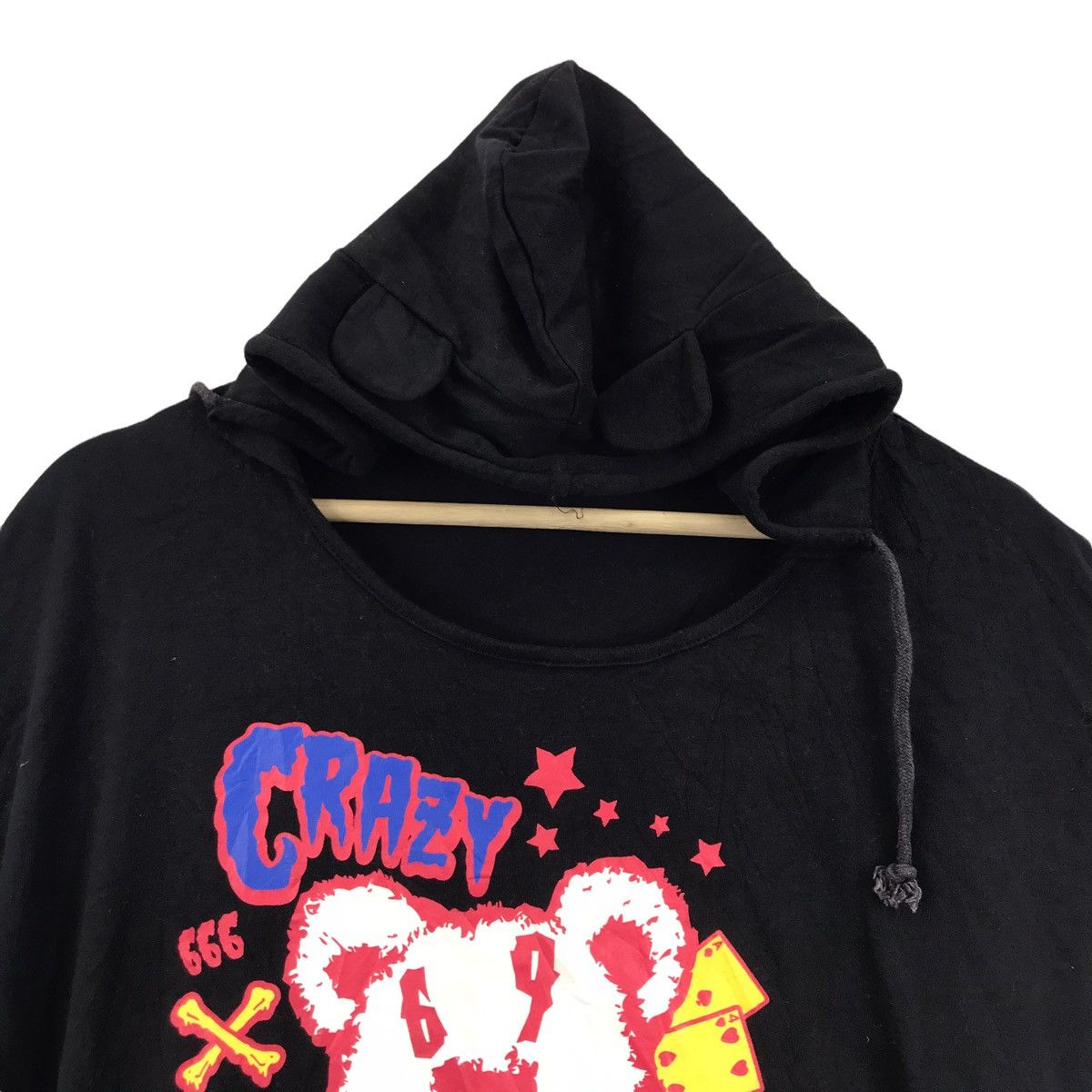 Vintage HELL CAT PUNKS Not Dead Anarchy The Chaotic Party Hooded Size US M / EU 48-50 / 2 - 2 Thumbnail