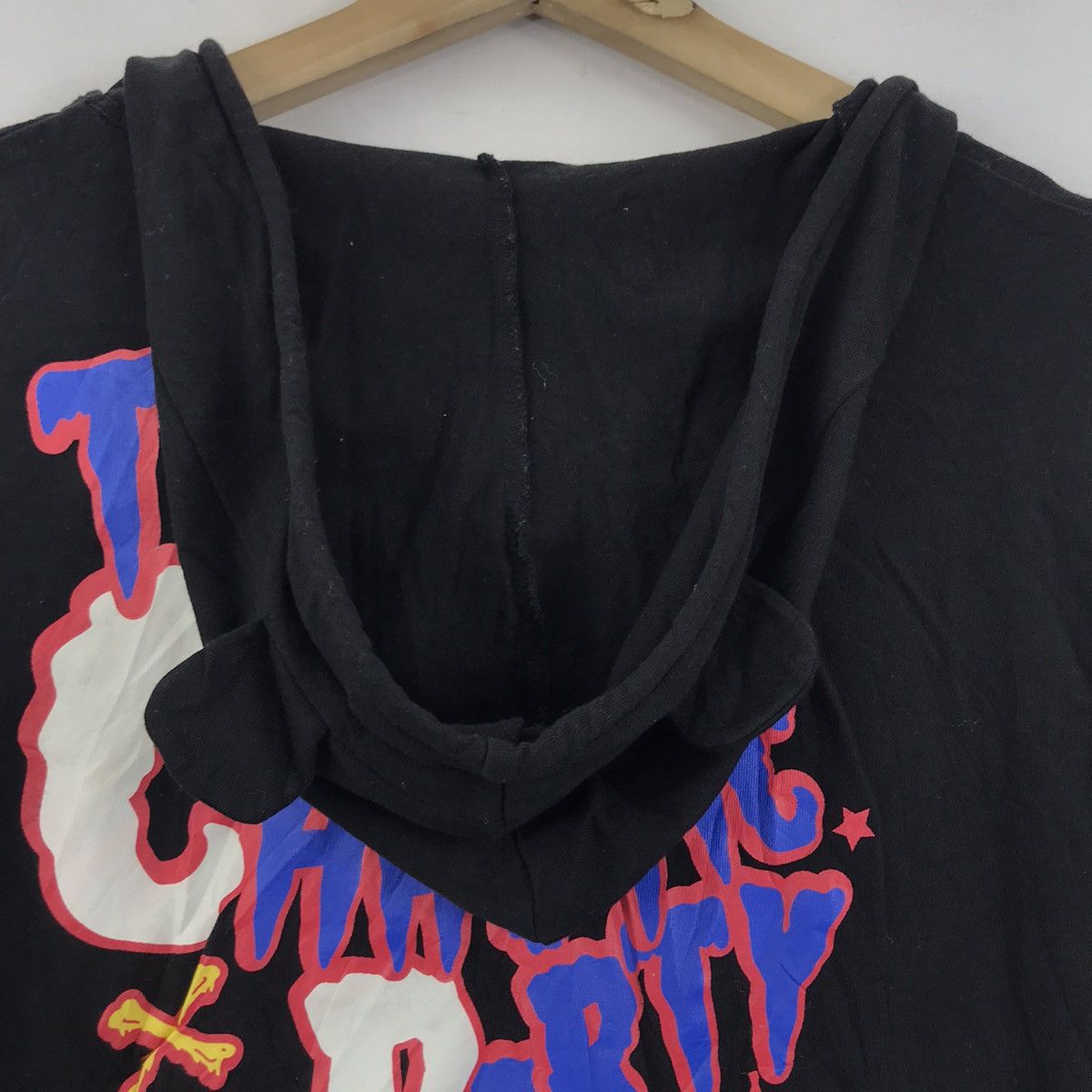 Vintage HELL CAT PUNKS Not Dead Anarchy The Chaotic Party Hooded Size US M / EU 48-50 / 2 - 9 Thumbnail