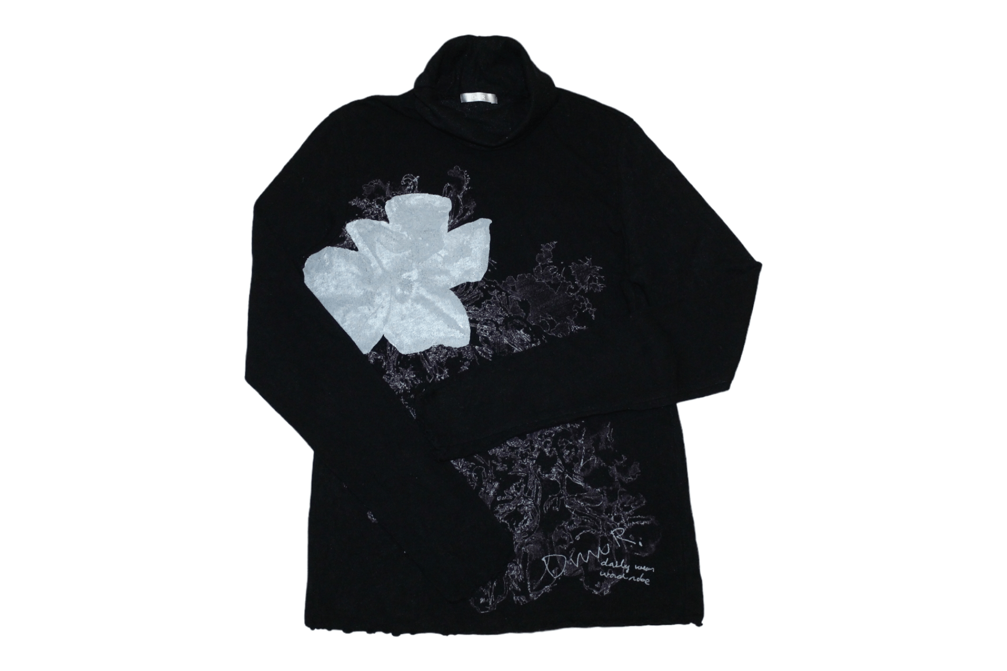 Japanese Brand 💥 Dw2R by Matsuo IND. artwork rollneck knitted jumper Size S / US 4 / IT 40 - 1 Thumbnail