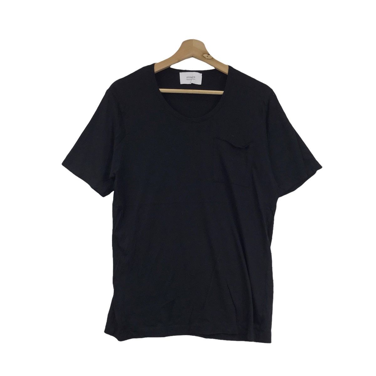 STUDIOUS STUDIOS Tokyo Japaneee Brand Plain Black T shirt Size US XS / EU 42 / 0 - 1 Thumbnail