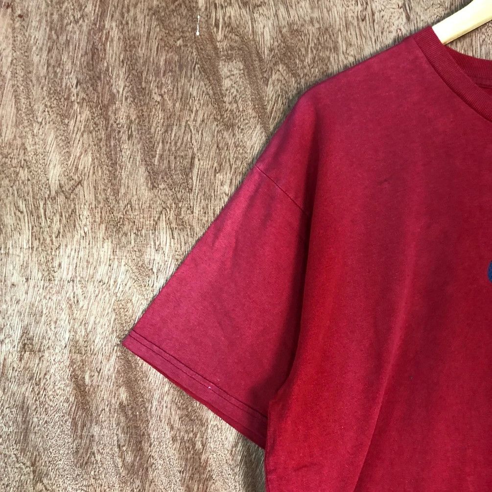 Nike DLL Nike big logo faded red vintage tee #1435 Size US L / EU 52-54 / 3 - 9 Thumbnail