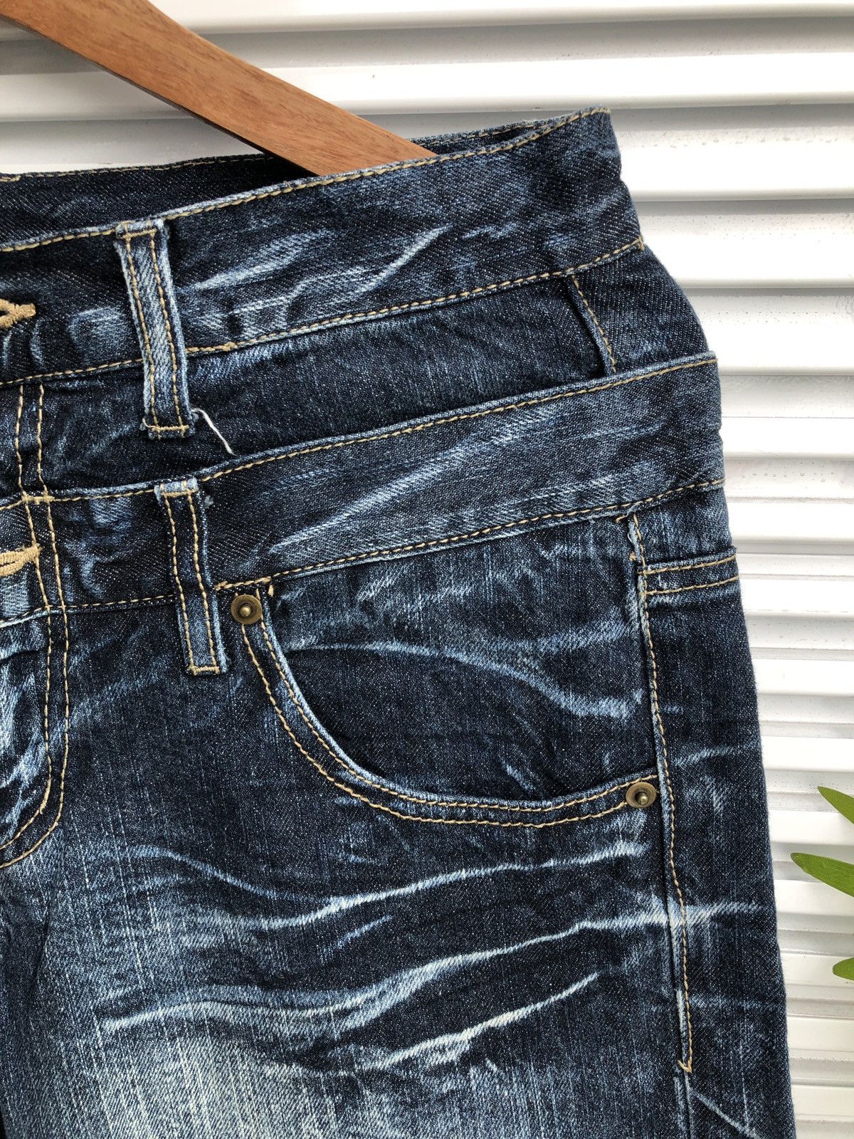 Japanese Brand XX Rack Forth Chrome Angel Hearts Wing Skulls Denim Size US 30 / EU 46 - 9 Thumbnail