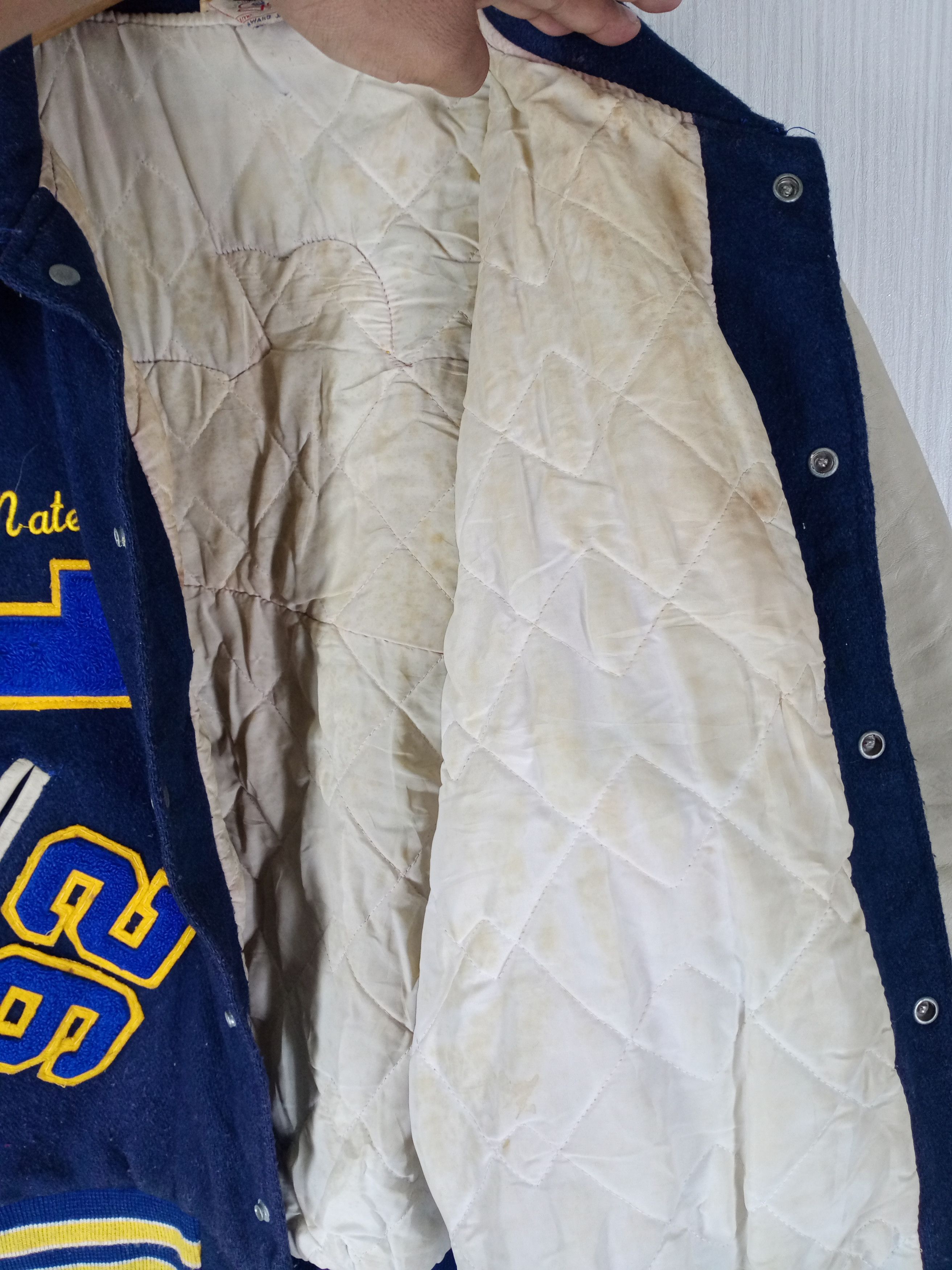 Other Vintage 80s LTHS Letterman Leather + Wool Varsity Jacket Size US L / EU 52-54 / 3 - 10 Thumbnail